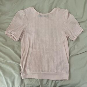 Reformation Pointelle Top